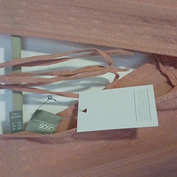 ASOS As Seen on Screen Dusty Pink Dress - Picture 6 of 6